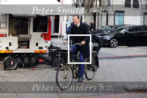 Amsterdam 27 oktober 2018
Lodewijk Asscher en Felix Rottenberg op de fiets.