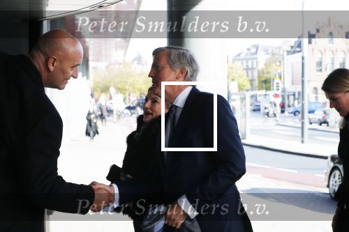 Amsterdam 27 oktober 2018
Herdenkingsdienst voor Wim Kok in het Concertgebouw van Amsterdam. Loek Hermans en partner Edith van Dijk