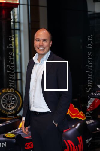 Amsterdam 13 november 2018
Presentatie TAG Heuer horloge van Max Verstappen in Hotel Arena. Robert Doornbos en Rob Kamphues doen de presentatie. Loek Ibink