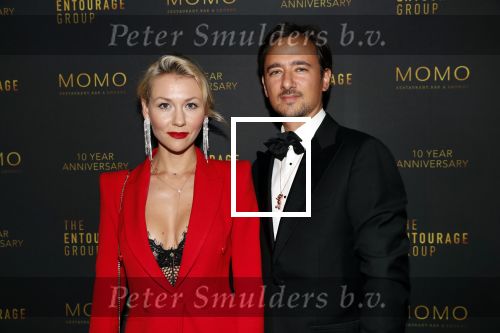 Amsterdam 4 oktober 2018
Feest ivm 10 jarig bestaan van Momo in Amsterdam.  Louis Klibansky en zijn vrouw Susanna