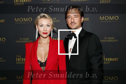 Amsterdam 4 oktober 2018
Feest ivm 10 jarig bestaan van Momo in Amsterdam.  Louis Klibansky en zijn vrouw Susanna