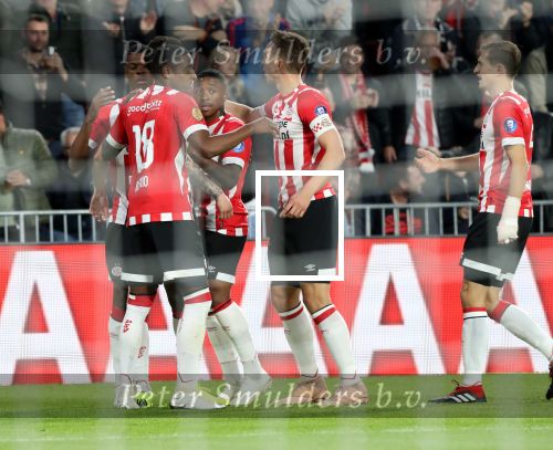 Eindhoven, 20 Oktober 2018 Kompetitiewedstrijd PSV-FC Emmen, eindstand 6-0 Seizoen 2018-2019
Luuk de Jong