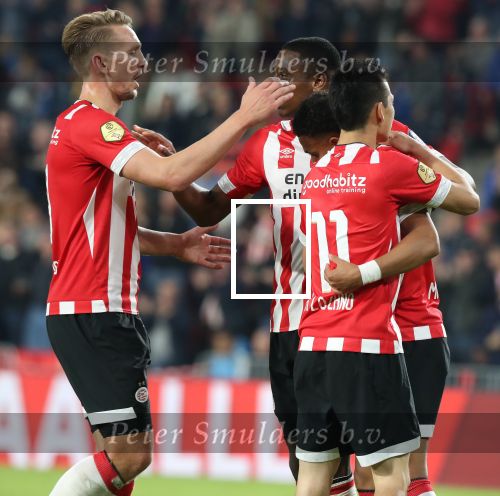 Eindhoven, 20 Oktober 2018 Kompetitiewedstrijd PSV-FC Emmen, eindstand 6-0 Seizoen 2018-2019
Luuk de Jong