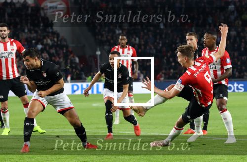 Eindhoven, 20 Oktober 2018 Kompetitiewedstrijd PSV-FC Emmen, eindstand 6-0 Seizoen 2018-2019
Luuk de Jong