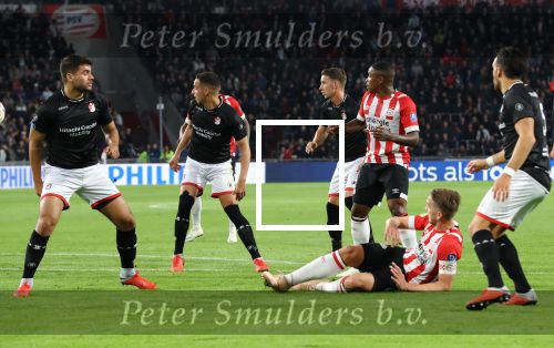 Eindhoven, 20 Oktober 2018 Kompetitiewedstrijd PSV-FC Emmen, eindstand 6-0 Seizoen 2018-2019
Luuk de Jong