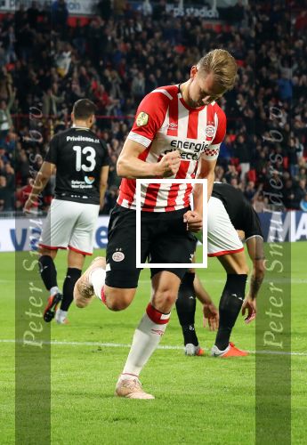 Eindhoven, 20 Oktober 2018 Kompetitiewedstrijd PSV-FC Emmen, eindstand 6-0 Seizoen 2018-2019
Luuk de Jong