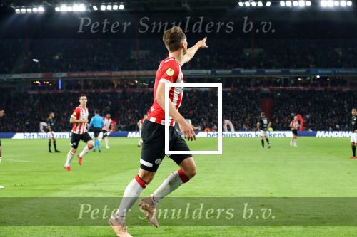 Eindhoven, 20 Oktober 2018 Kompetitiewedstrijd PSV-FC Emmen, eindstand 6-0 Seizoen 2018-2019
Luuk de Jong