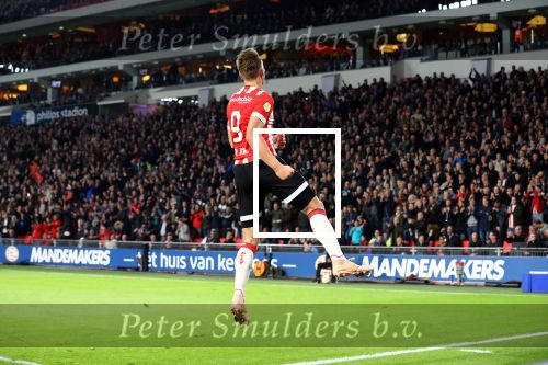Eindhoven, 20 Oktober 2018 Kompetitiewedstrijd PSV-FC Emmen, eindstand 6-0 Seizoen 2018-2019
Luuk de Jong