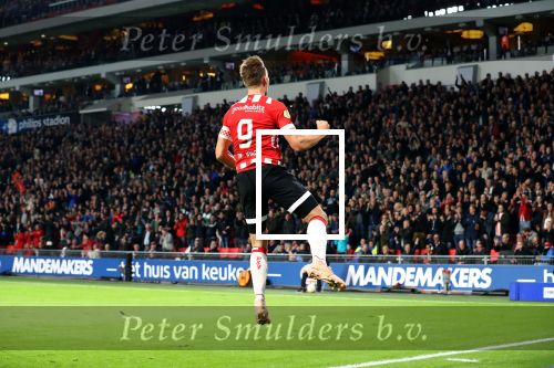 Eindhoven, 20 Oktober 2018 Kompetitiewedstrijd PSV-FC Emmen, eindstand 6-0 Seizoen 2018-2019
Luuk de Jong