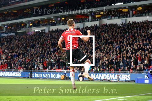Eindhoven, 20 Oktober 2018 Kompetitiewedstrijd PSV-FC Emmen, eindstand 6-0 Seizoen 2018-2019
Luuk de Jong