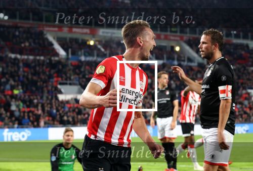 Eindhoven, 20 Oktober 2018 Kompetitiewedstrijd PSV-FC Emmen, eindstand 6-0 Seizoen 2018-2019
Luuk de Jong