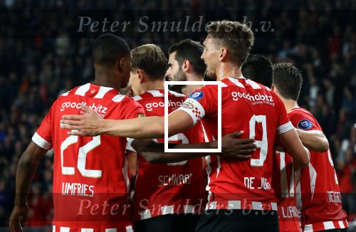 Eindhoven, 20 Oktober 2018 Kompetitiewedstrijd PSV-FC Emmen, eindstand 6-0 Seizoen 2018-2019
Luuk de Jong