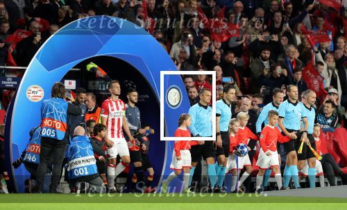 Eindhoven, 3 Oktober 2018 2e wedstrijd CL Seizoen 2018-2019
PSV-Internazionale Milan, eindstand 1-2
Luuk de Jong