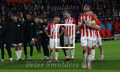 Eindhoven, 3 Oktober 2018 2e wedstrijd CL Seizoen 2018-2019
PSV-Internazionale Milan, eindstand 1-2
Luuk de Jong