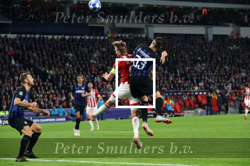 Eindhoven, 3 Oktober 2018 2e wedstrijd CL Seizoen 2018-2019
PSV-Internazionale Milan, eindstand 1-2
Luuk de Jong en Marcelo Brozovic