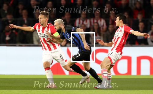 Eindhoven, 3 Oktober 2018 2e wedstrijd CL Seizoen 2018-2019
PSV-Internazionale Milan, eindstand 1-2
Marcelo Brozovic