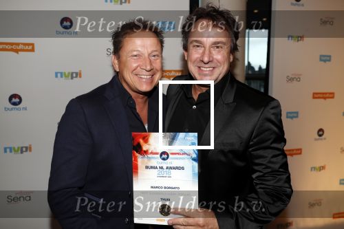 Utrecht 1 oktober 2018
Uitreiking buma prijzen in vredenburg/tivoli. Marco Borsato en Armando Borsato