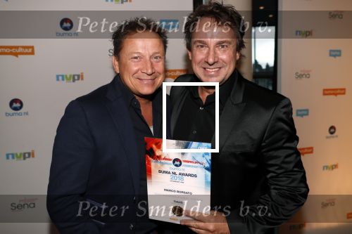 Utrecht 1 oktober 2018
Uitreiking buma prijzen in vredenburg/tivoli. Marco Borsato en Armando Borsato