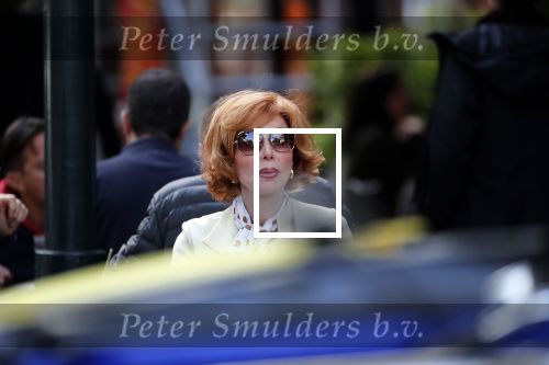 Amsterdam  3oktober 2018
Marrijke Helwegen met haar man Harrie hand in hand in Amsterdam zuid.