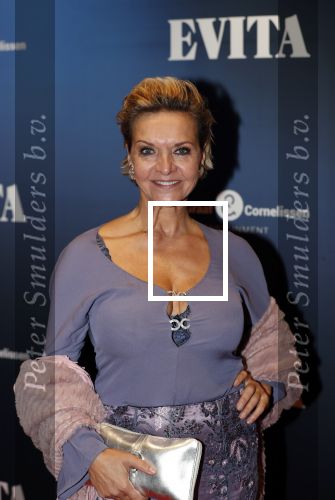 Amsterdam 22 augustus 2018
Premiere Evita in carre. Mariska v Kolck met een kennis