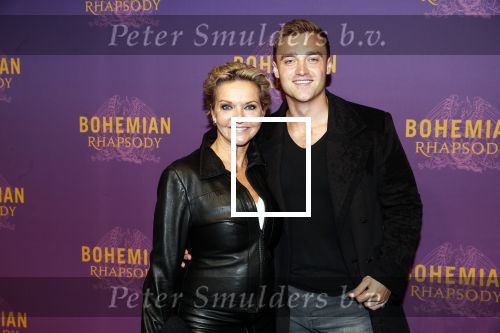 Amsterdam 30 oktober 2018
Premiere Bohemian Rhapsody in tuschinski. Mariska v Kolck met zoon