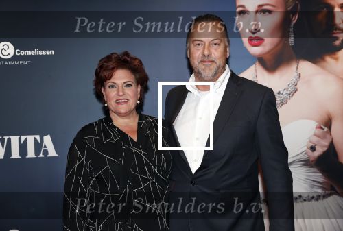 Amsterdam 22 augustus 2018
Premiere Evita in carre. Marjolein Touw met partner