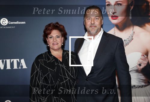 Amsterdam 22 augustus 2018
Premiere Evita in carre. Marjolein Touw met partner