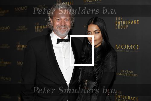 Amsterdam 4 oktober 2018
Feest ivm 10 jarig bestaan van Momo in Amsterdam. Mark Teurlings met goede vriendin Elvira.