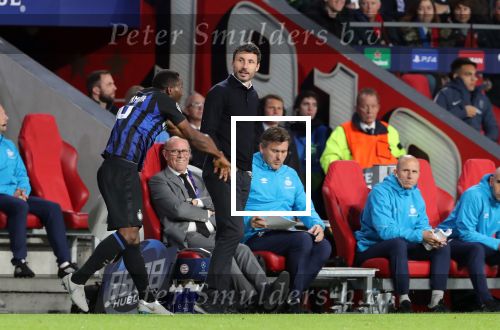 Eindhoven, 3 Oktober 2018 2e wedstrijd CL Seizoen 2018-2019
PSV-Internazionale Milan, eindstand 1-2
Mark v Bommel