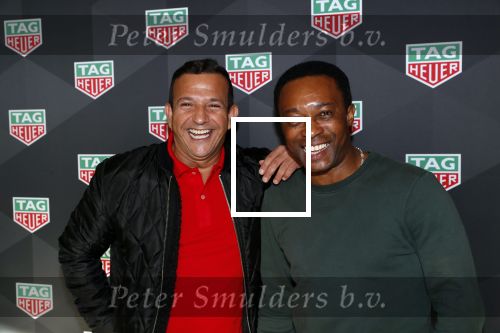 Amsterdam 13 november 2018
Presentatie TAG Heuer horloge van Max Verstappen in Hotel Arena. Robert Doornbos en Rob Kamphues doen de presentatie. Najib Amhali en Regi Blinker