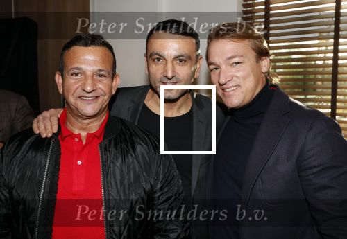 Amsterdam 13 november 2018
Presentatie TAG Heuer horloge van Max Verstappen in Hotel Arena. Robert Doornbos en Rob Kamphues doen de presentatie. Najib Amhali Tamar en Willem Slager