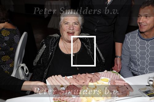 Hoofddorp 11 november 2018
Bram Biesterveld (Pommetje Horlepiep) viert zijn 80e verjaardag. 
Nelly Frijda