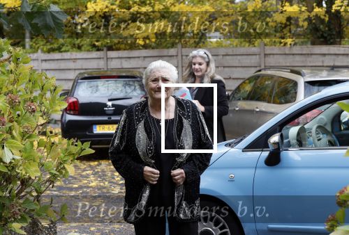 Hoofddorp 11 november 2018
Nelly Frijda met haar dochter bij feest Bram Biesterveld (Pommetje Horlepiep)