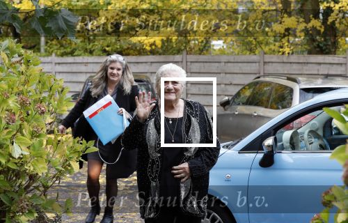 Hoofddorp 11 november 2018
Nelly Frijda met haar dochter bij feest Bram Biesterveld (Pommetje Horlepiep)
