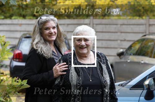Hoofddorp 11 november 2018
Nelly Frijda met haar dochter bij feest Bram Biesterveld (Pommetje Horlepiep)