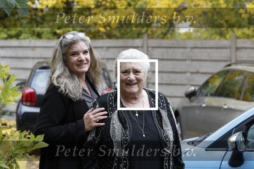 Hoofddorp 11 november 2018
Nelly Frijda met haar dochter bij feest Bram Biesterveld (Pommetje Horlepiep)