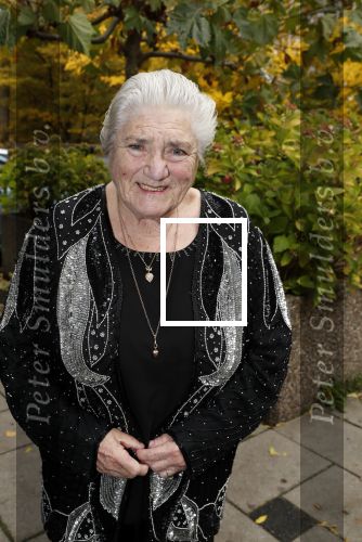 Hoofddorp 11 november 2018
Nelly Frijda met haar dochter bij feest Bram Biesterveld (Pommetje Horlepiep)