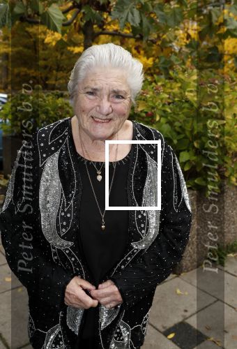 Hoofddorp 11 november 2018
Nelly Frijda met haar dochter bij feest Bram Biesterveld (Pommetje Horlepiep)