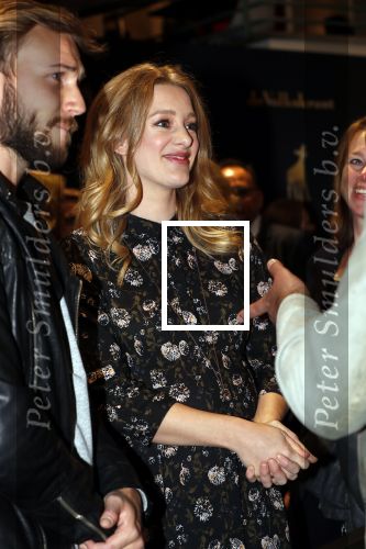 Utrecht 3 oktober 2018
Noortje Herlaar ( zwanger) en haar vriend Barry Atsma bij de nederlandse filmdagen.