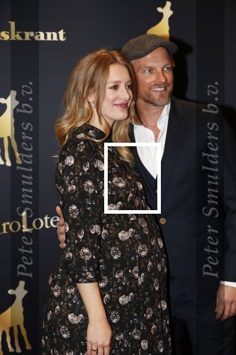 Utrecht 3 oktober 2018
Noortje Herlaar ( zwanger) en haar vriend Barry Atsma bij de nederlandse filmdagen.