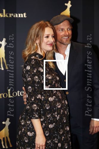 Utrecht 3 oktober 2018
Noortje Herlaar ( zwanger) en haar vriend Barry Atsma bij de nederlandse filmdagen.