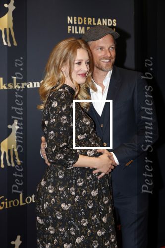 Utrecht 3 oktober 2018
Noortje Herlaar ( zwanger) en haar vriend Barry Atsma bij de nederlandse filmdagen.
