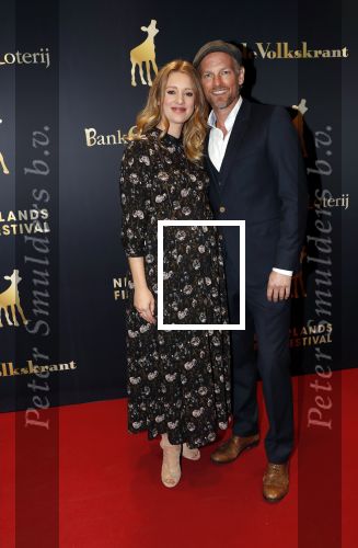 Utrecht 3 oktober 2018
Noortje Herlaar ( zwanger) en haar vriend Barry Atsma bij de nederlandse filmdagen.
