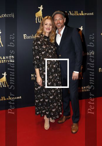 Utrecht 3 oktober 2018
Noortje Herlaar ( zwanger) en haar vriend Barry Atsma bij de nederlandse filmdagen.