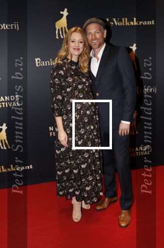 Utrecht 3 oktober 2018
Noortje Herlaar ( zwanger) en haar vriend Barry Atsma bij de nederlandse filmdagen.