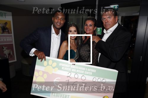 Amsterdam 4 oktober 2018
Gala ten bate van het Kluivert Dog rescue center op Curacao (patrick en Rosanna Kluivert) in het Pescana Hotel.