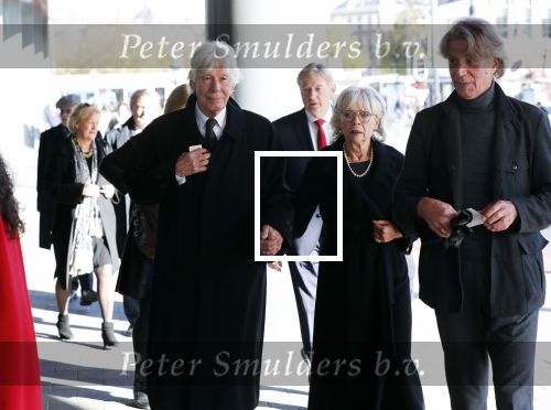 Amsterdam 27 oktober 2018
Herdenkingsdienst voor Wim Kok in het Concertgebouw van Amsterdam. Paul van Vliet en partner Lidewij de Jongh
