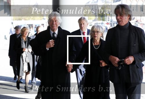 Amsterdam 27 oktober 2018
Herdenkingsdienst voor Wim Kok in het Concertgebouw van Amsterdam. Paul van Vliet en partner Lidewij de Jongh