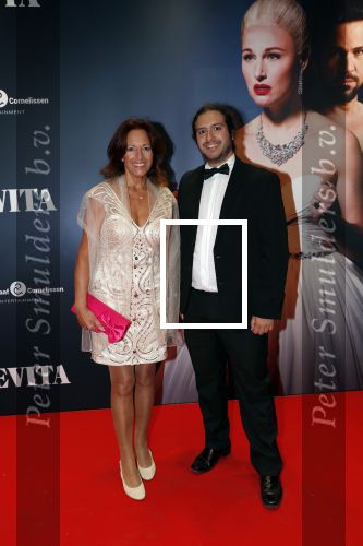 Amsterdam 22 augustus 2018
Premiere Evita in carre. Paula Patricio en zoon Miro Temming