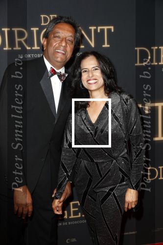 Amsterdam 23 oktober 2018
Premiere de dirigent in Tuschinski.
Prem Radhakishun en partner Diana Duttenhofer